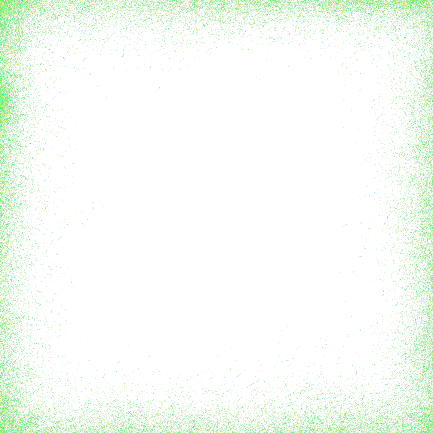 green sparkle glitter frame